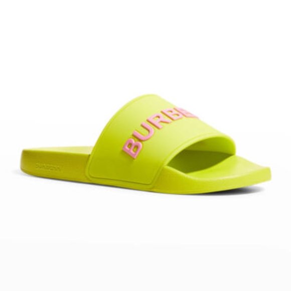 BURBERRY Furley Logo Slide Sandals